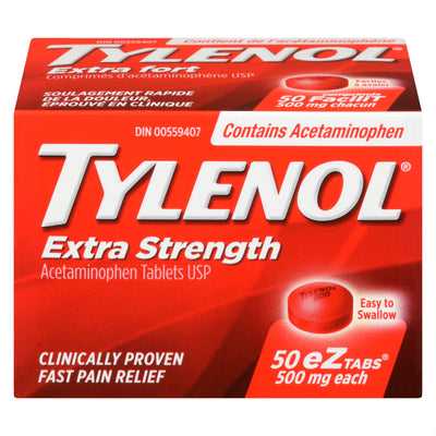 TYLENOL XST TB 500MG 50