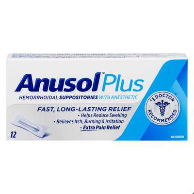 ANUSOL PLUS SUPP
