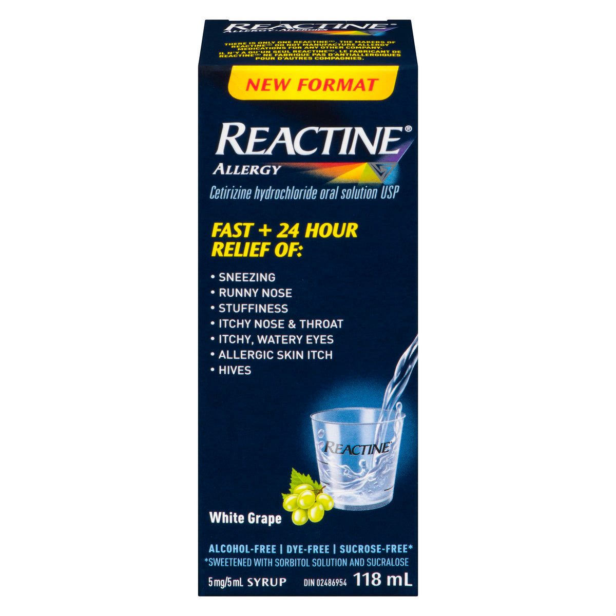 REACTINE ALLERGY LIQ 118ML