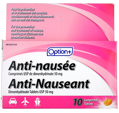 OPTION+ ANTI-NAUSEA TB 10
