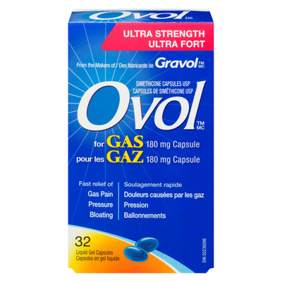 OVOL ULTRA STRENGTH SOFTGEL 180MG 32