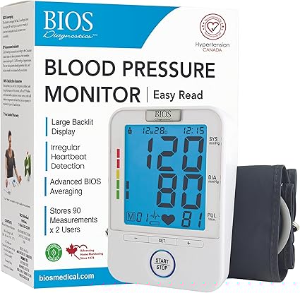 BIOS BLOOD PRESSURE MONITOR EASY READ 1