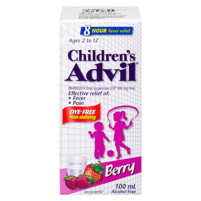 ADVIL CHILDREN BERRY DYE FREE 100ML