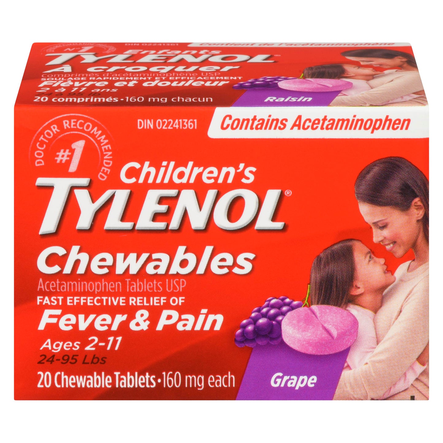 TYLENOL CHEW 20 TABS
