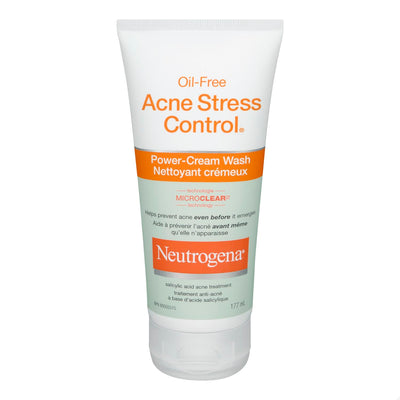 NEUTROGENA OIL FREE ACNE CREAM WASH 177ML