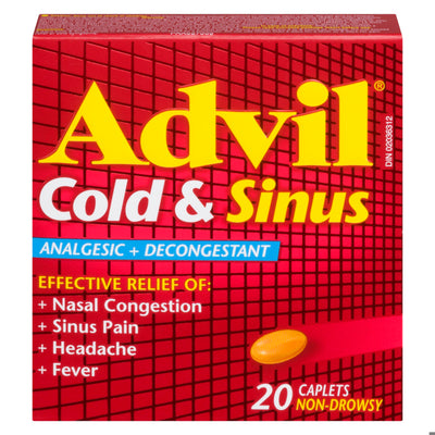 ADVIL COLD & SINUS CPLT 20
