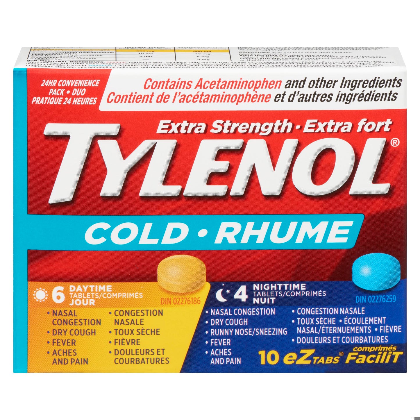 TYLENOL COLD XST TB DAY/NIGHT 6+4
