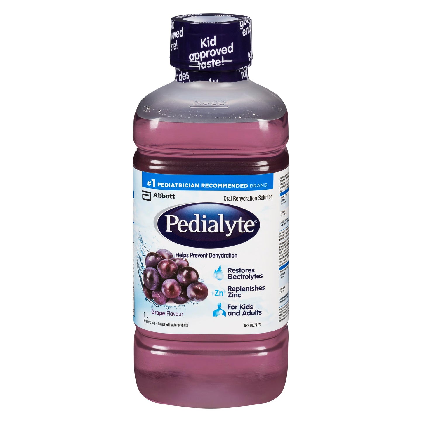 PEDIALYTE ORAL SOLUTION GRAPE 1000ML