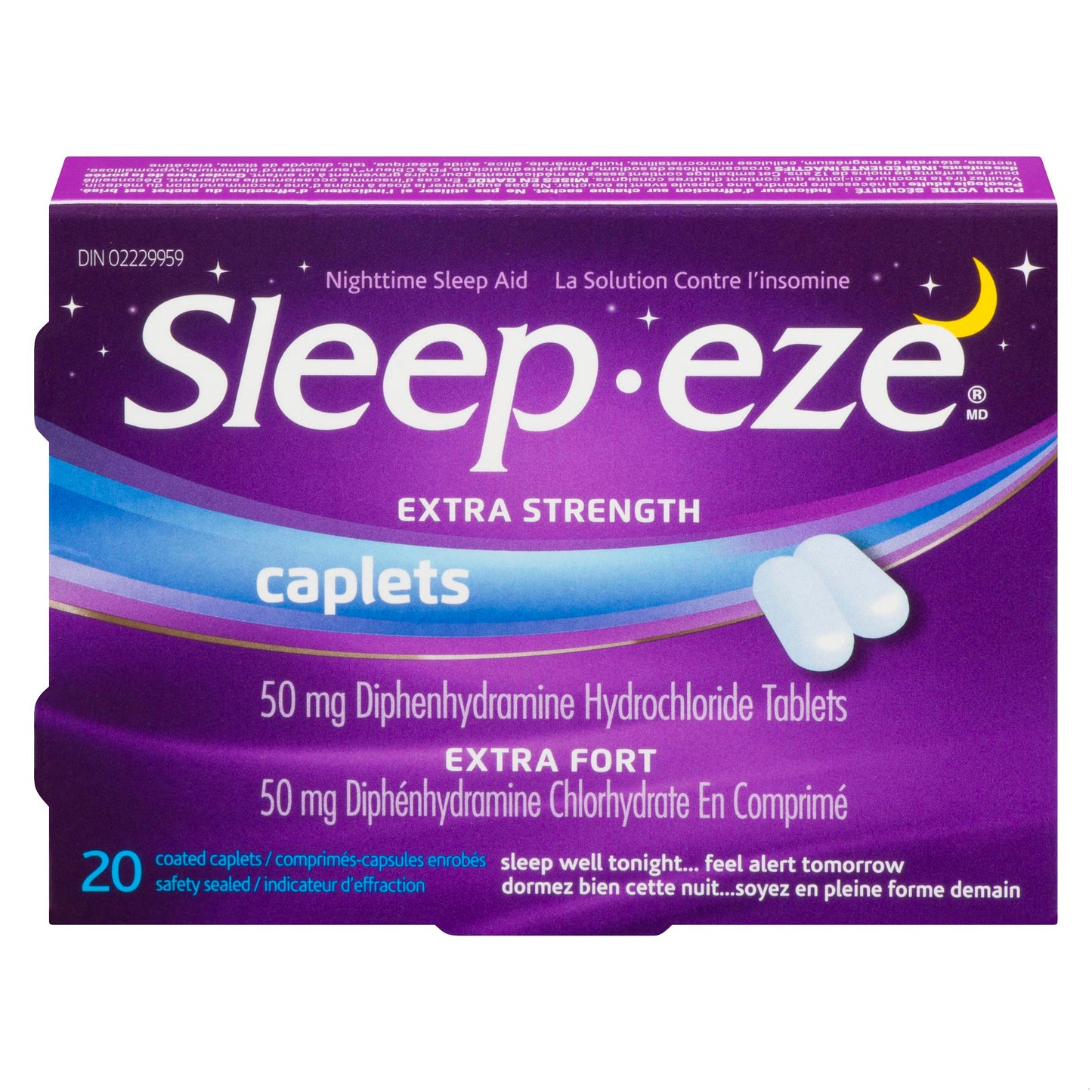 SLEEP-EZE D CPLT 50MG 20