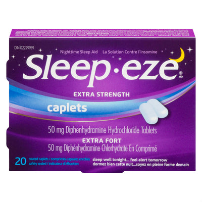 SLEEP-EZE D CPLT 50MG 20