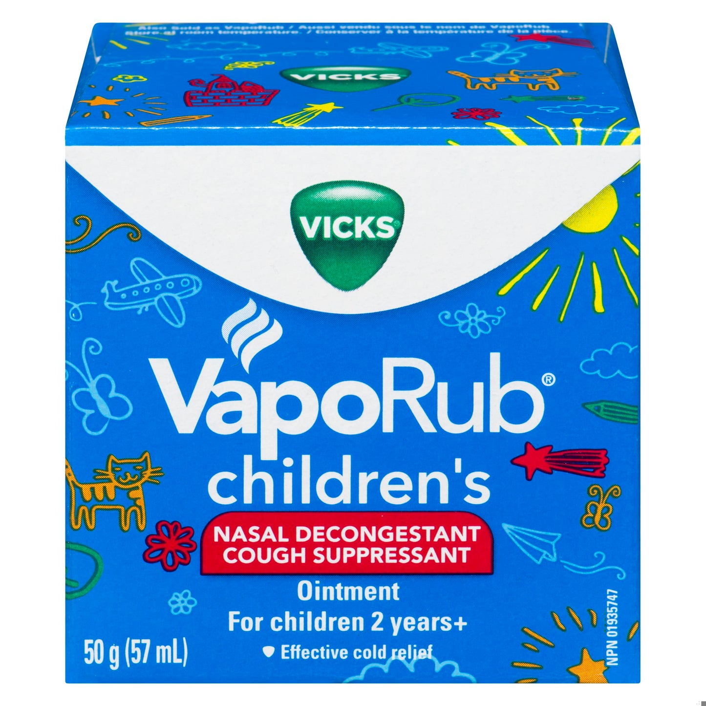 VICKS VAPORUB CHILD NASAL DECONGESTION OINT 50G
