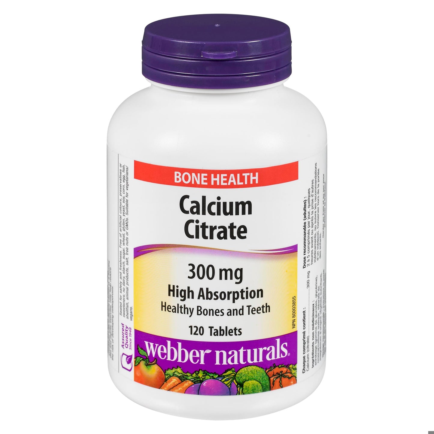 CALCIUM CITRATE TB 300MG 120 WEBBER