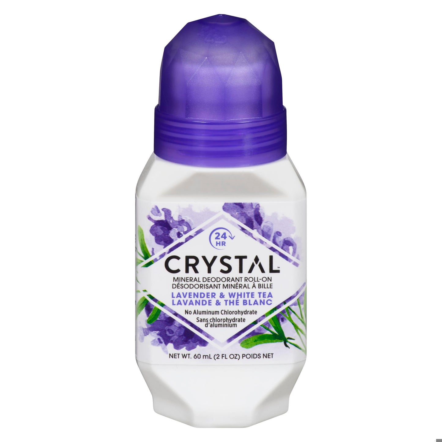 CRYSTAL ESSENCE DEO R/ON LAV&WHITE TEA 60ML