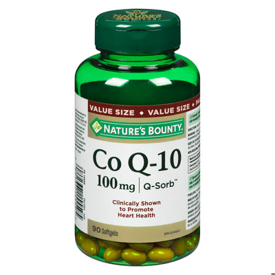 NATURE'S BOUNTY CO Q10 SOFTGEL 100MG 90