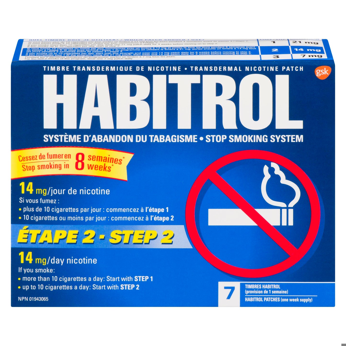 HABITROL PATCH 14MG 7