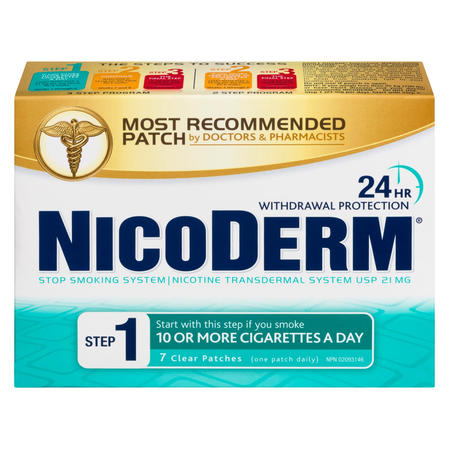 NICODERM PATCH CLR 21MG 7
