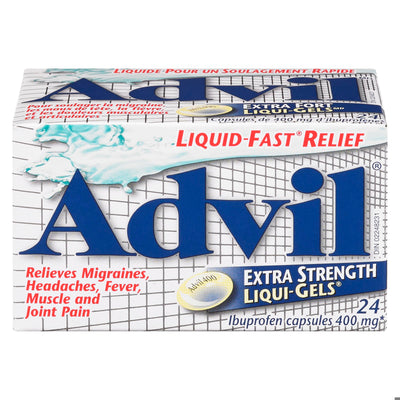ADVIL LIQUI-GELS XST CAPS 400MG 24