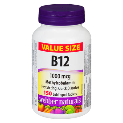 B12 METHYLCOBALAMIN TB 1000MCG WEBBER 150