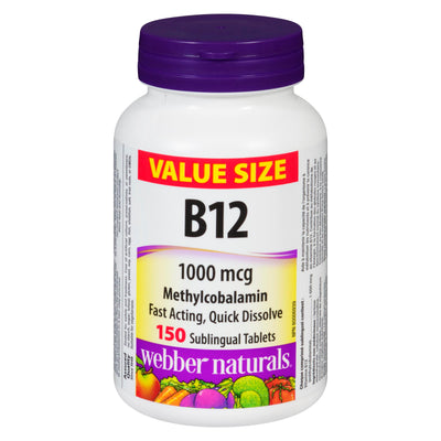 B12 METHYLCOBALAMIN TB 1000MCG WEBBER 150