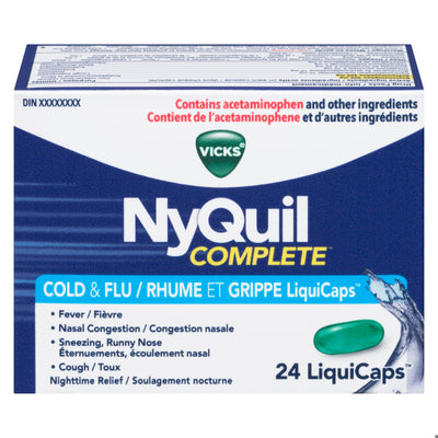 VICKS NYQUIL COMPLETE LIQUICAPS 24
