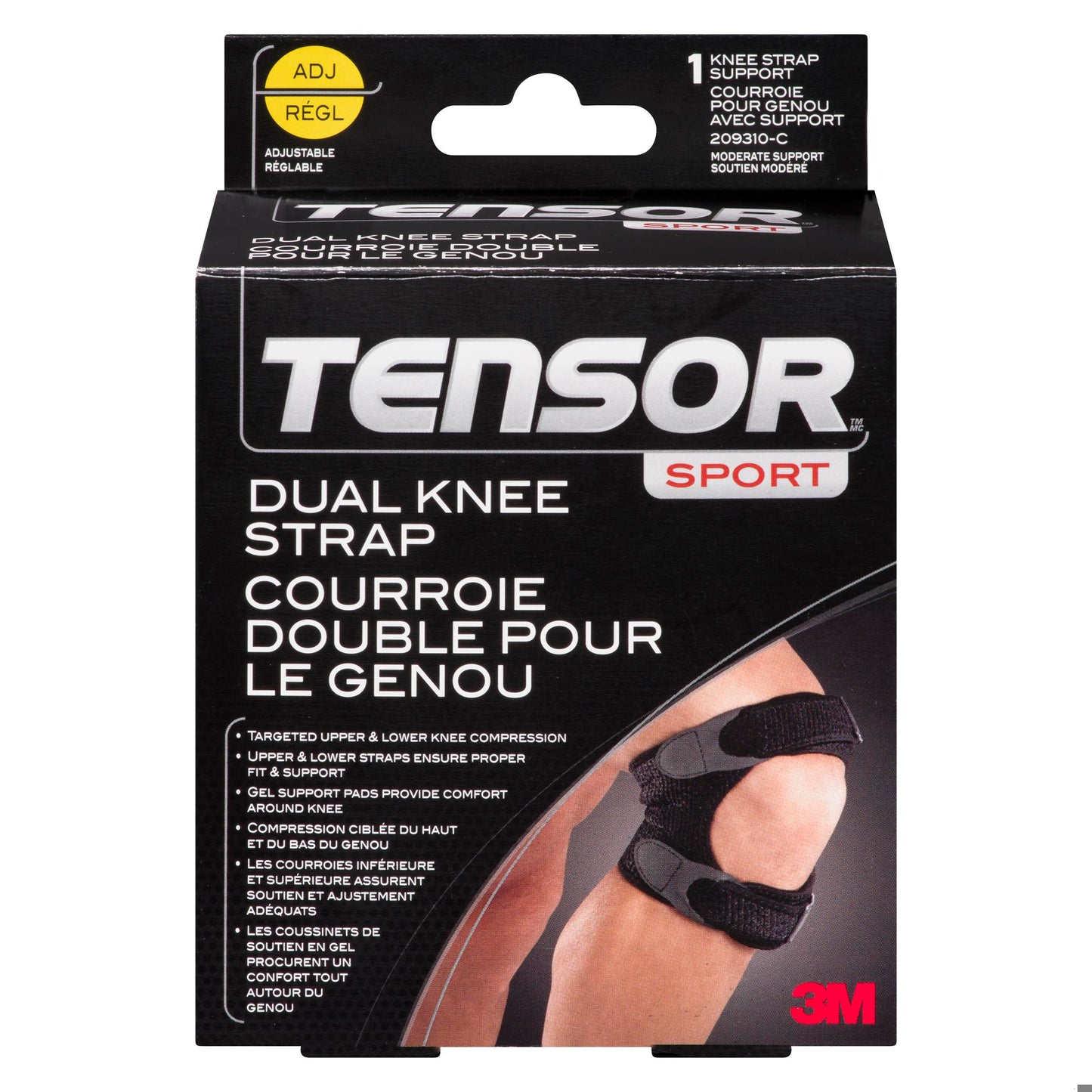 3M TENSOR SPORT DOUBLE KNEE STRAP 1