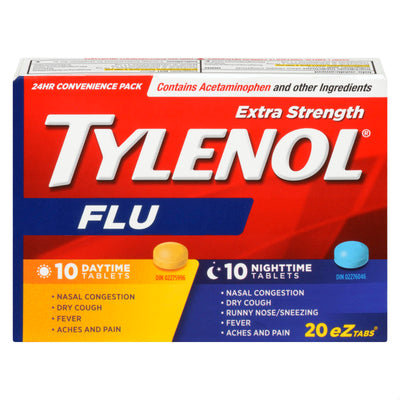 TYLENOL FLU XST COMBO DAY/NIGHT 10+10