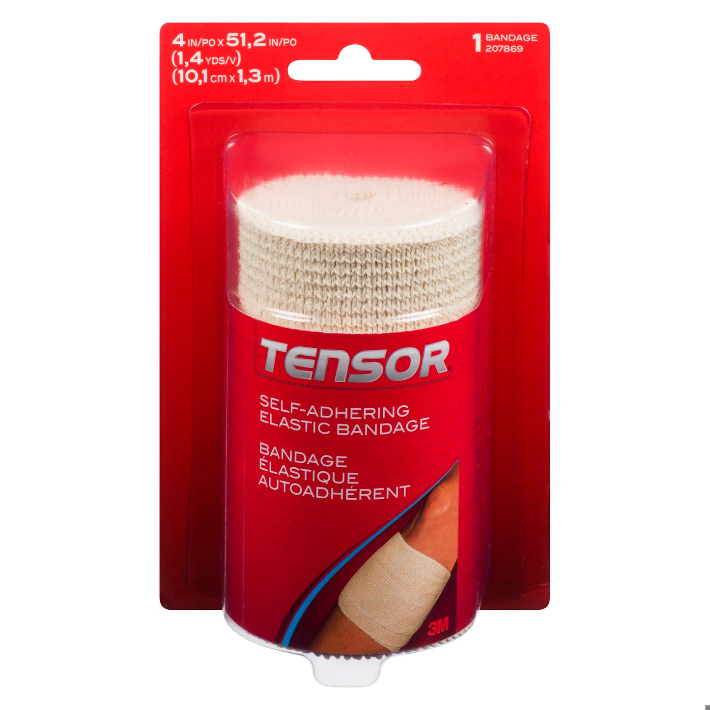 3M TENSOR SELF-ADHERING ELAST BANDAGE 4"