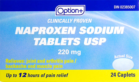 OPTION+ NAPROXEN SODIUM TB 220MG 24