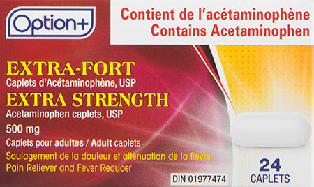 OPTION+ ACETAMINOPHEN XST CPLT 500MG 24