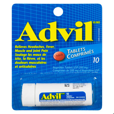 ADVIL TB 200MG POCKET PK 10