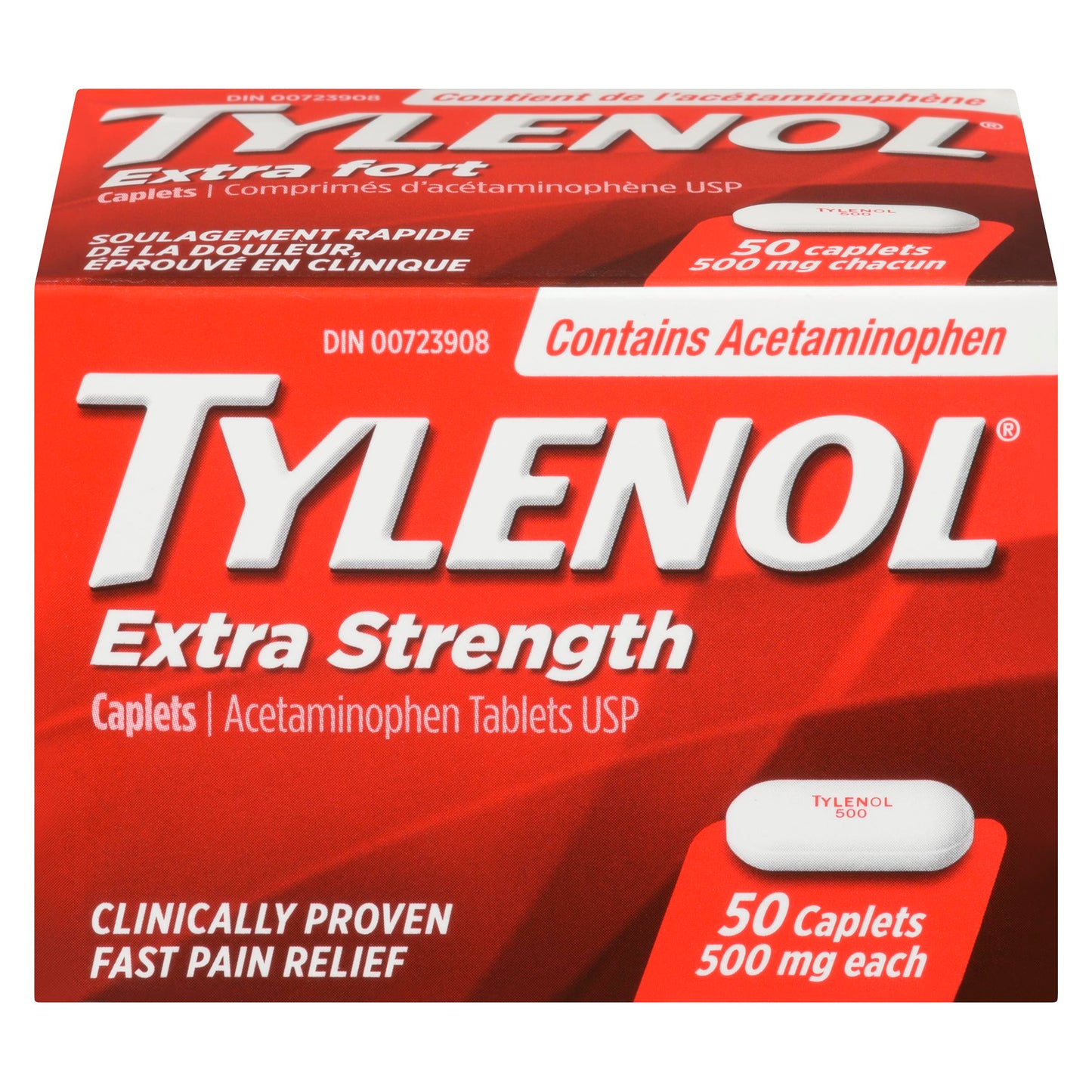 TYLENOL XST CPLT 500MG 50