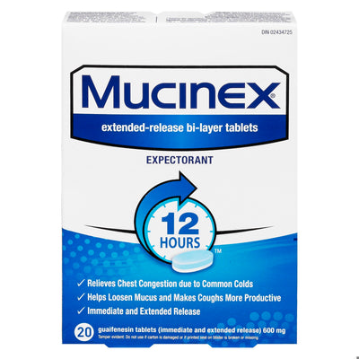 MUCINEX SE 600MG TB 20