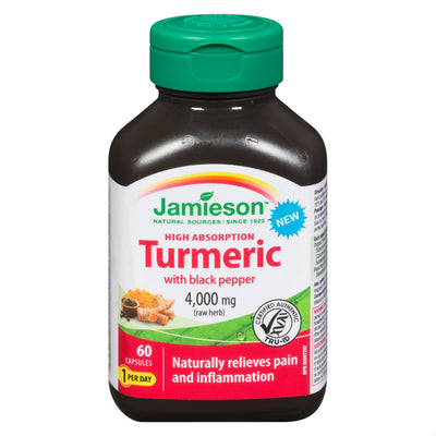 TUMERIC & BLACK PEPPER CAPS 4000MG 60 JAM