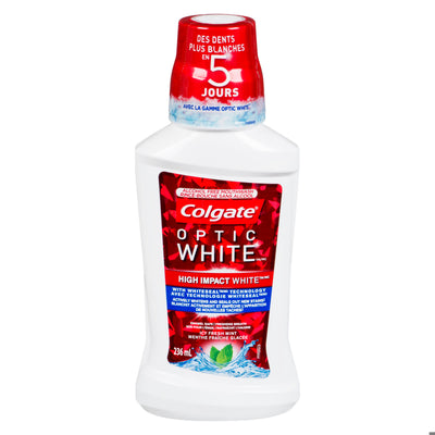 COLGATE OPTIC WHITE MOUTHWASH 236ML