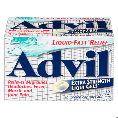 ADVIL LIQUI-GELS XST CAPS 400MG 12