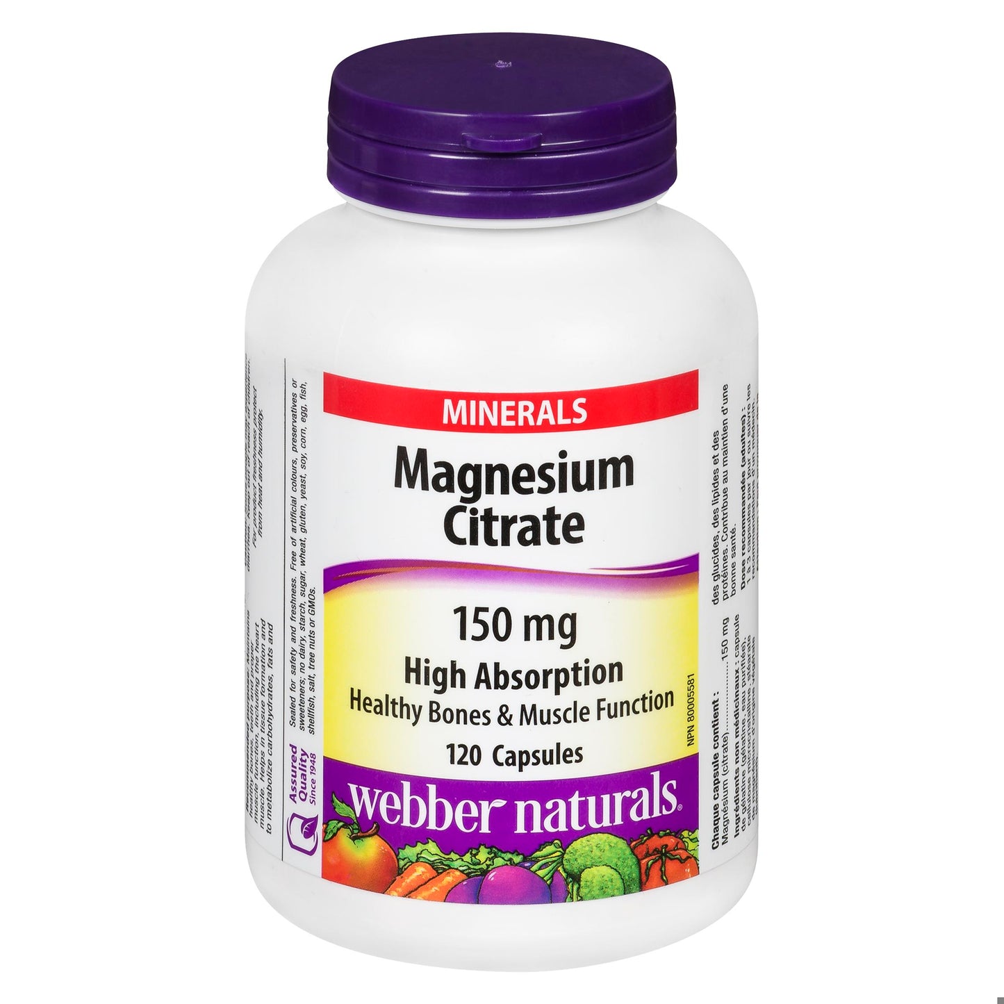 MAGNESIUM CITRATE CAPS 150MG WEB 120
