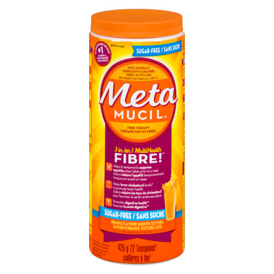 METAMUCIL SMOOTH TEXT SUGARFREE ORANGE 425G