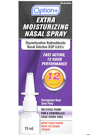 OPTION+ EXTRA MOISTURIZING NASAL SP 15ML