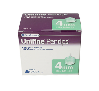 UNIFINE PENTIPS NEEDLE PEN 32G 4MM 100
