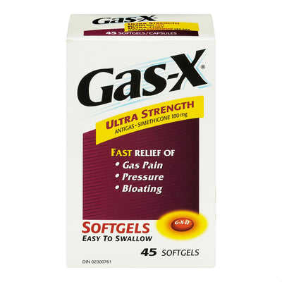 GAS X ULTRA STRENGTH CAPS 45