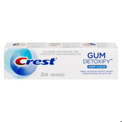 CREST T/PASTE GUM DETOXIFY DEEP CLEAN 20ML