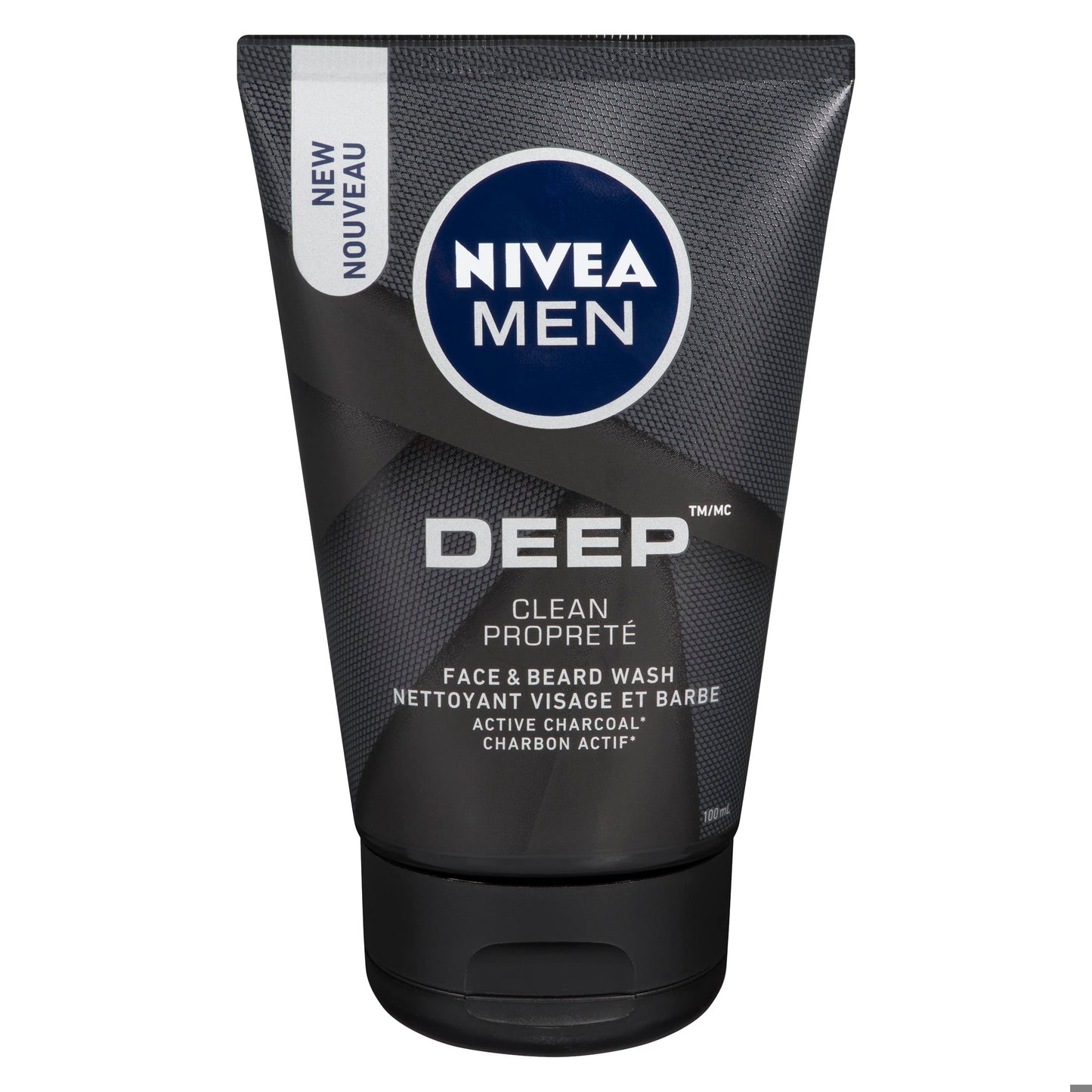 NIVEA MEN DEEP FACE & BEARD WASH 100ML