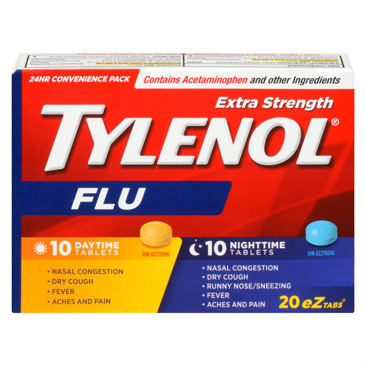 TYLENOL FLU XST COMBO DAY/NIGHT 10+10