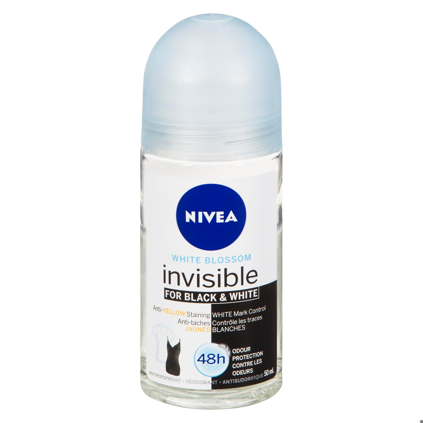 NIVEA A/PERSPIRANT INVISIBLE BK ROLL-ON PURE 50ML