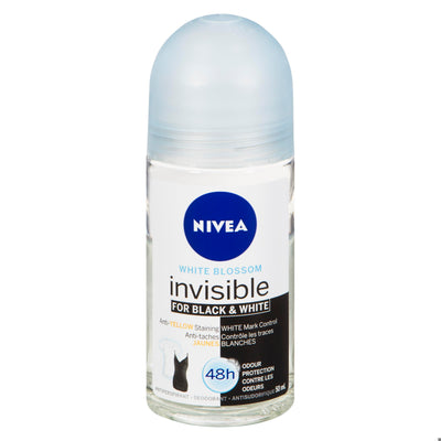 NIVEA A/PERSPIRANT INVISIBLE BK ROLL-ON PURE 50ML
