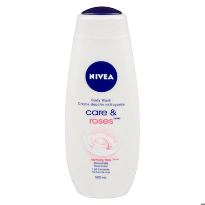 NIVEA CARE & ROSES BODY WASH 500ML