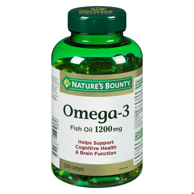 NATURE'S BOUNTY OMEGA FISH OIL 1200MG 120
