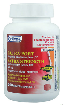 OPTION+ ACETAMINOPHEN TB 500MG 500