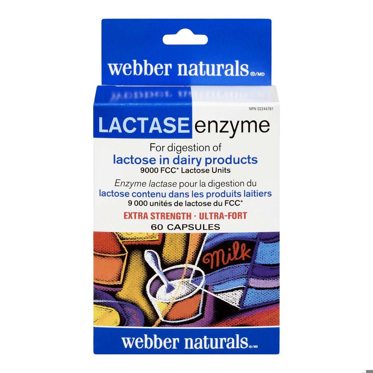 LACTASE ENZYMES XST CAPS WEBBER 60