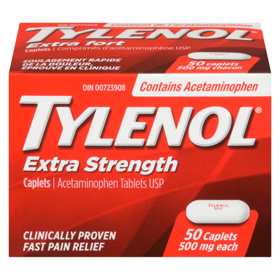 TYLENOL XST CPLT 500MG 50